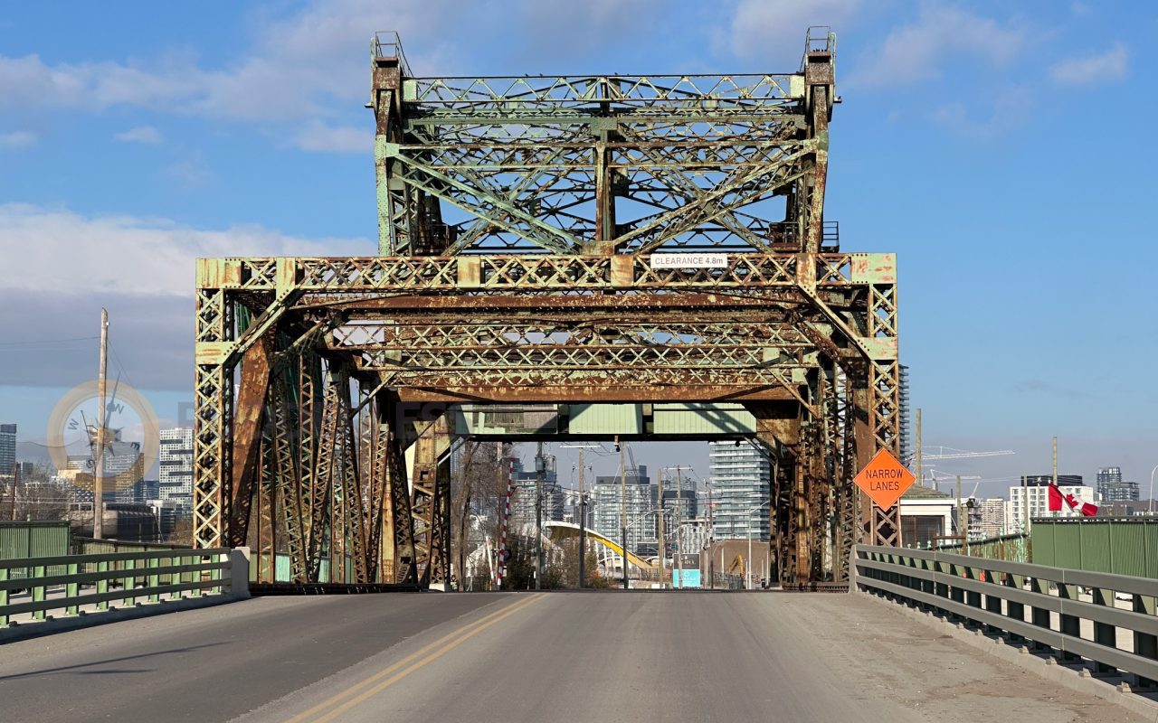 a bridge over a road - best trails in toronto