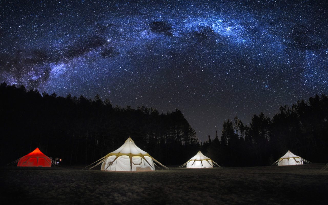 camping in the laurentians