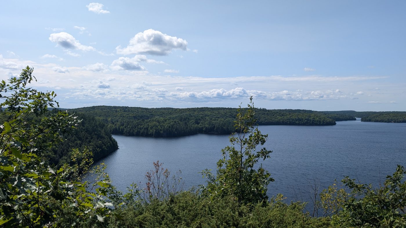 ontario provincial parks - fire tower trail lookout at restoule provincial park