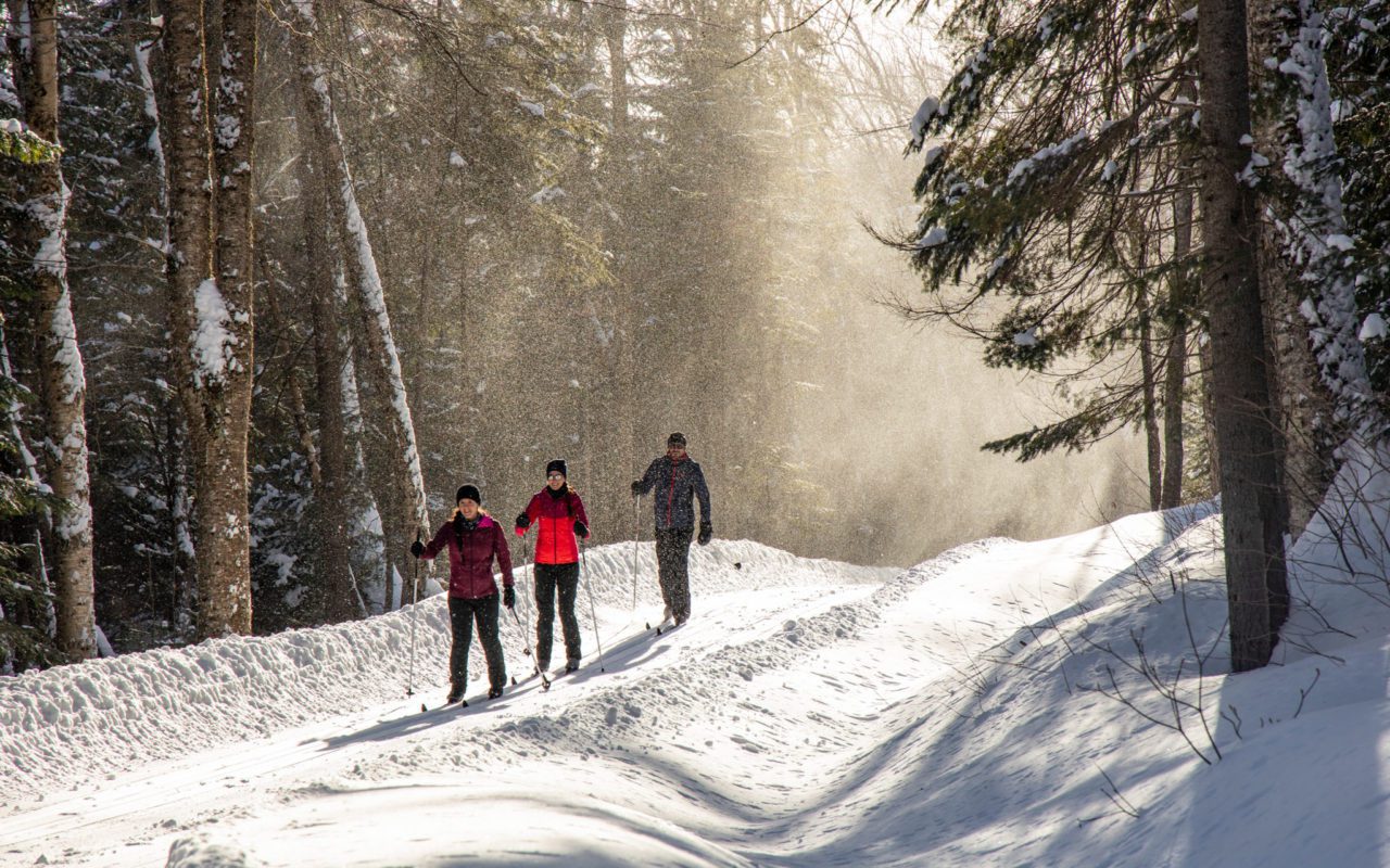 skiing in the laurentians
