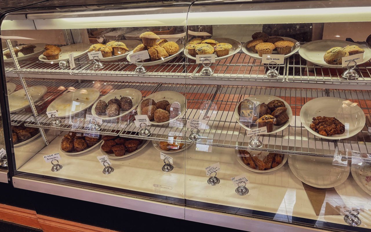 Baked goods on display for sale | st jacob village